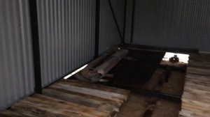 Металлический гараж 3х6 с заводским полом