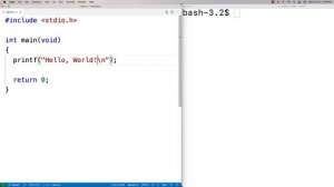 hello world | C Programming Example