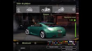 Need for speed underground 2 ,Customize a Nissan 350Z