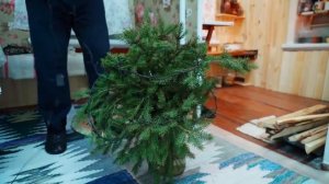 КАК ГОТОВЯТСЯ К НОВОМУ ГОДУ В ДЕРЕВНЕ _ АРОМАТНАЯ ËЛКА И ПИРОГИ ИЗ РУССКОЙ ПЕЧИ