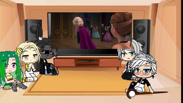 Реакция хранителей снов на холодное сердце||Gacha club||Nastya gacha girl смотреть онлайн