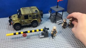 Крутой ЛЕГО - ВОЕННЫЙ ДЖИП!!