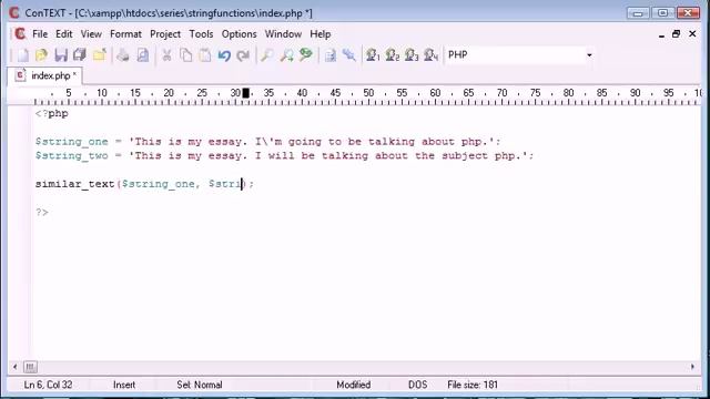 Beginner PHP Tutorial   36   String Functions Part 3 