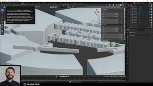 Анимация логотипа в 3Д | Blender 3.0 | 3D Logo Animation