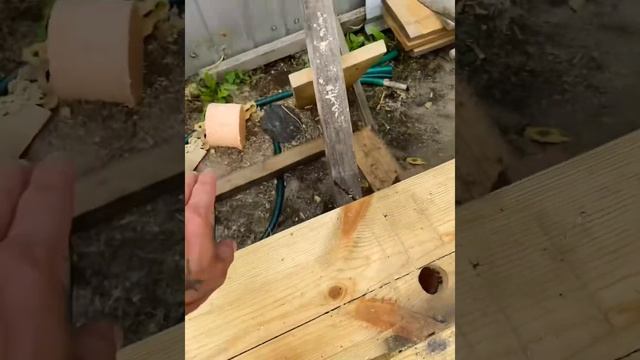 Каркасное строительство.Бурение отверстий под канализацию и воду