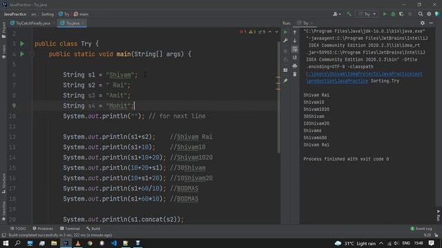 Java String methods part 2 || Shivam Rai смотреть онлайн