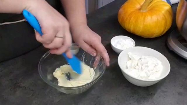 #руле #тыква #готовим #десерт #вкусно Десерт - Волшебный рулет "Тыквенное полено"