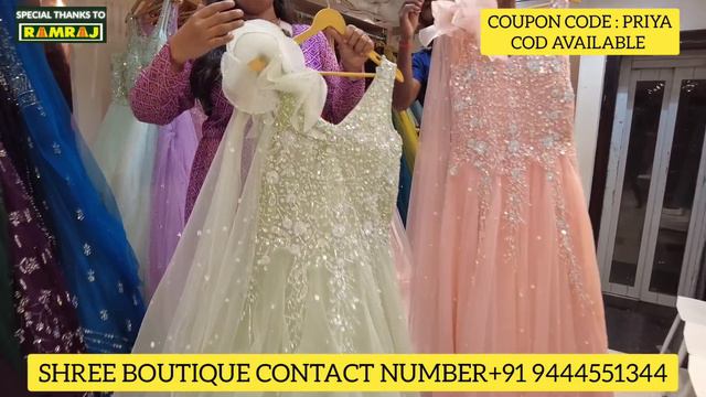 [ COD ]✔ Latest Trending ❤ Wonderful Bridal Gown Collections | Shree Boutique Sowcarpet | Priya jus