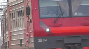 ЭД4М-0428 и немного стройки новых путей и развязки