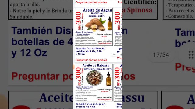 catálogo de aceites desde 100 pesos dominicanos Belleza Total Rd escribir por WhatsApp смотреть онлайн