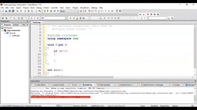 32 - Try Catch blocks in Telugu || Learn C++ in Telugu
