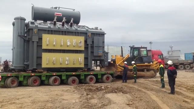 Транспортировка печных трансформаторов смотреть онлайн