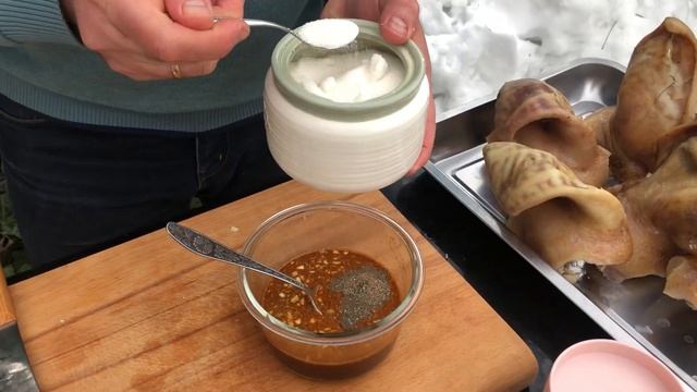 Свиные уши по корейски