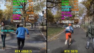 NVIDIA RTX 4060 Ti против RTX 3070 Тест в 7 играх 1440p