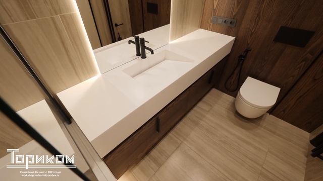 Рельефный шпон в интерьере. Мебель в квартиру под ключ, Екатеринбург. Обзор №27. смотреть онлайн