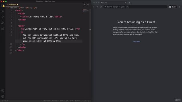 Basic HTML Structure and Elements | JavaScript ? | Lecture 059