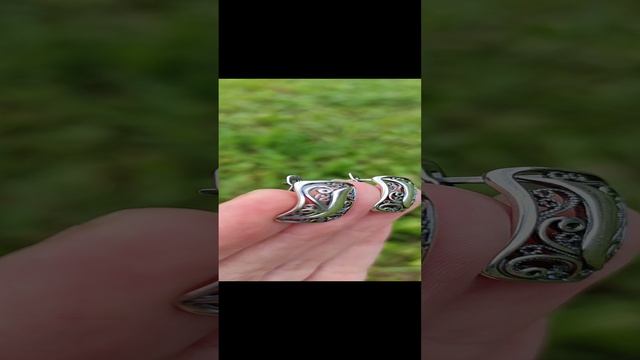 Серебряные серьги