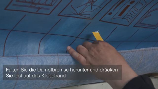 Montage der DuPont™ AirGuard® Dampfbremse an Massivbauwand Übergang Decke Wand - 1 смотреть онлайн