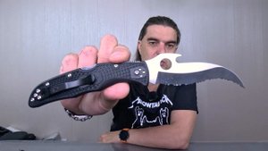 PiD@ров в подворотнях РЕЗАТЬ! НОЖ Spyderco Matriarch 2 Emerson!