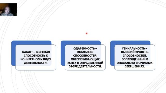 Индивидуально-психологические особенности личности (Способности и творчество) ОПП-101