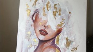 Мастер класс Картина с поталью за 40 минут