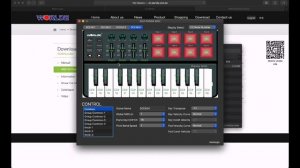 How To SetUp Worlde Panda Mini 25 Key Midi Controller