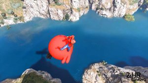 GTA 5 Water Ragdolls Red Spiderman vs Angry Birds Jumps/Fails (Euphoria Physics Funny Moments)