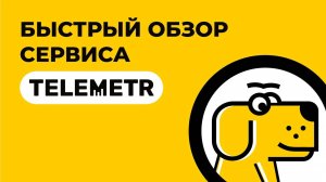 Обзор сервиса Telemetr | аналитика телеграм-каналов