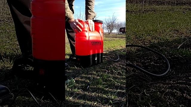 обзор аккумуляторного опрыскивателя