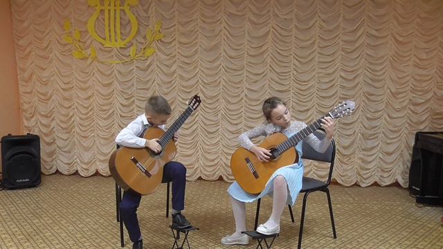 Дуэт "Гитарный островок",  О. Копенков "А может быть", ДШИ п. Старь смотреть онлайн