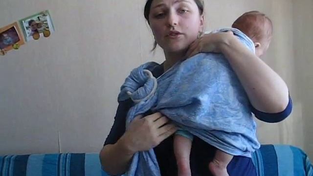Слинг с кольцами. Инструкция. Ring sling instructions www.MamaMia.by смотреть онлайн