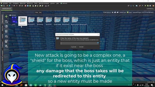 Simple/Advanced Tutorial - How to make a boss with custom attacks in - Mcreator 2023.2