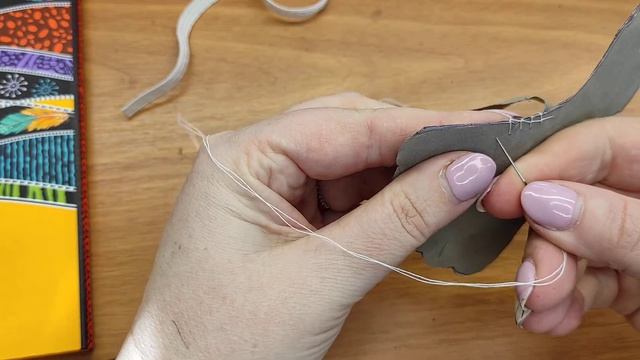 Закладка з тканини. Зшивання деталей. 5 клас смотреть онлайн