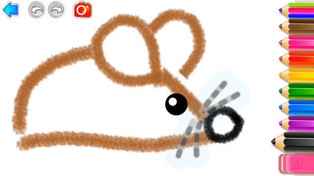 How to draw a rat / Как нарисовать мышку