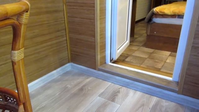 Лоджия после отделки бамбуковым полотном смотреть онлайн