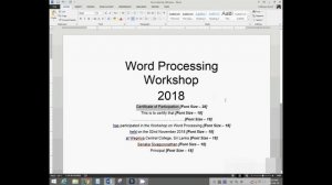 GIT Model Paper 2 Word processing Software English