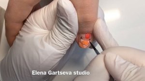 Рисуем лисёнка гелем BANDI