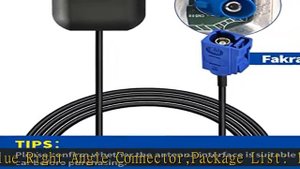 Bingfu Vehicle Waterproof Active GPS Navigation Antenna Fakra C Blue GPS Antenna Compatible with Fo