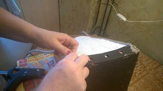 неожиданная подарочная корзинка из бельевой веревки