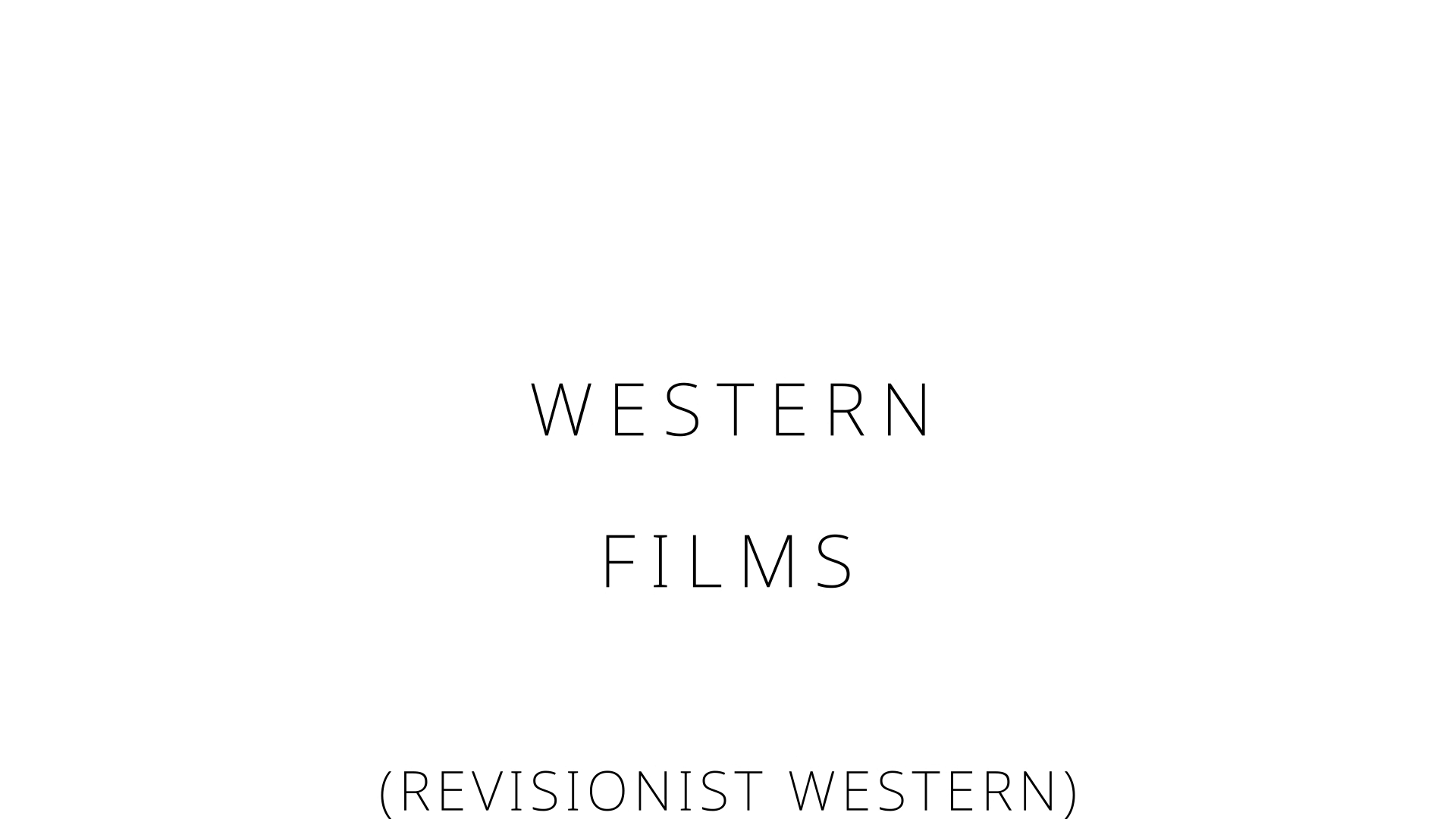 Western Films