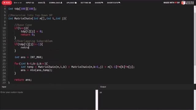 Matrix Chain Multiplication : Dynamic Programming Top Down & Bottom Up ...