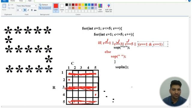 S print in star pattern|| Star Pattern program Java || CodingWithved || coding Ved ||Alphabet Print