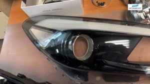 Hyundai Tucson установка светодиодных линз MTF Dinamic Vision.