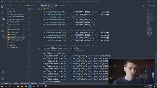 HSV Color Range Thresholding - OpenCV Object Detection in Games #6