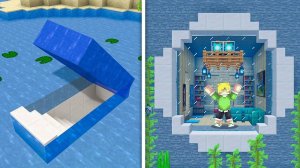 Я построил ПОДВОДНУЮ СЕКРЕТНУЮ БАЗУ в Майнкрафт!