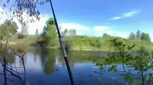 Рыбалка на самодельный воблер поиск рыбы на разливах