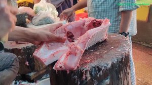 Amazing Cutting Skills!! 10Kg Giant Katla Carp Fish Cutting By Expert Fish Cutter