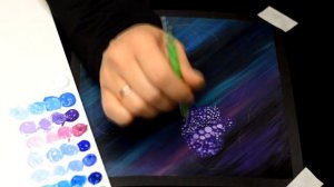 Рисуем акрилом (точками) #Бабочка |Acrylic Painting Step by Step #butterfly