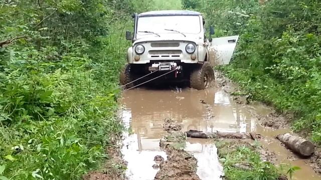 electric winch 12000 в деле