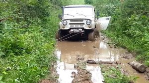 electric winch 12000 в деле